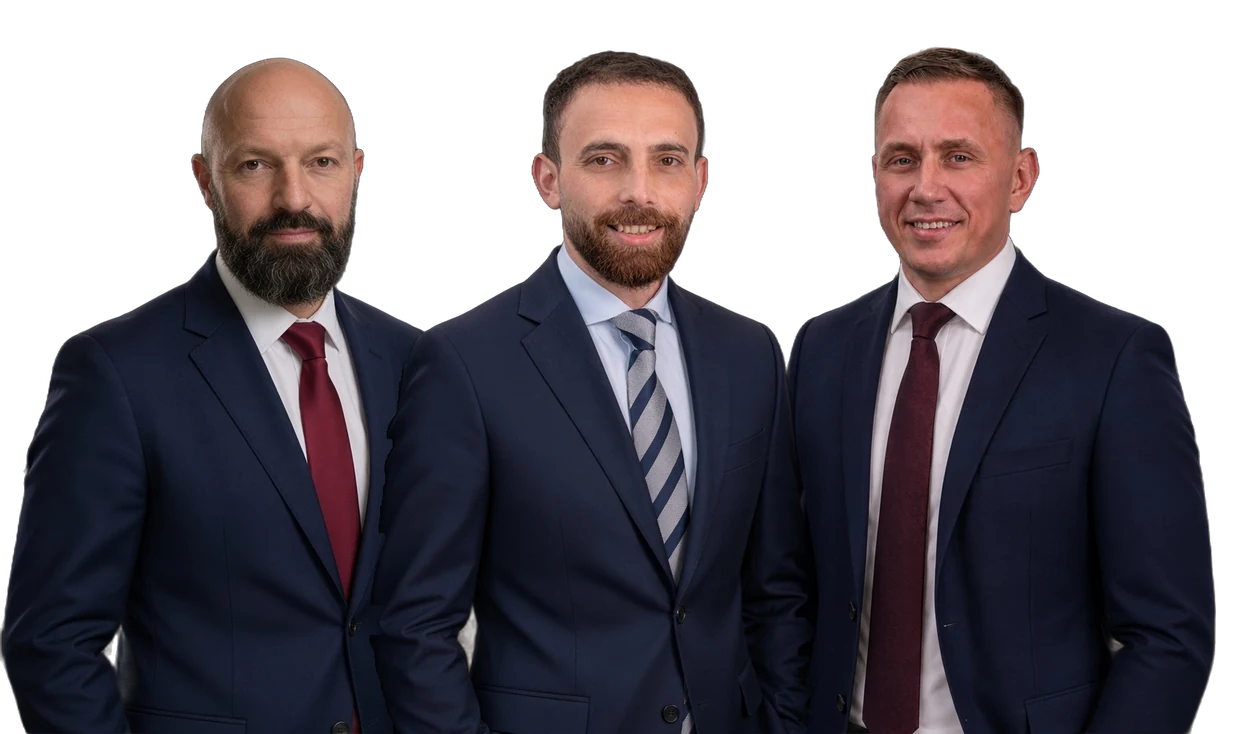 Natro Legal Associates partners: George Arveladze, Khedr Al Sayed, Anatolii Smyrskyi